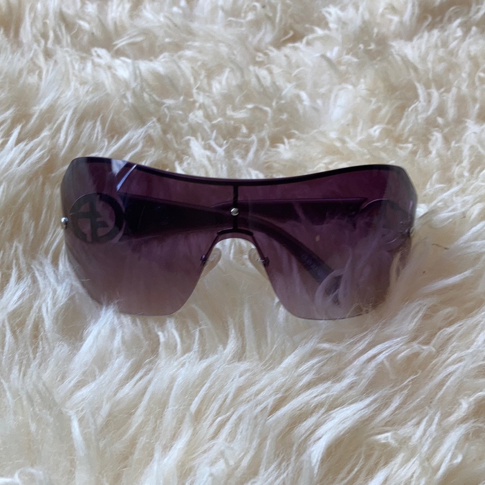 Armani Shield style sunglasses